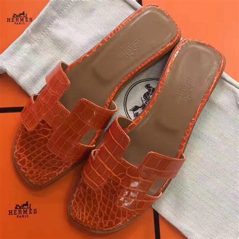 hermes oran sandals crystal|Hermes oran crocodile sandals.